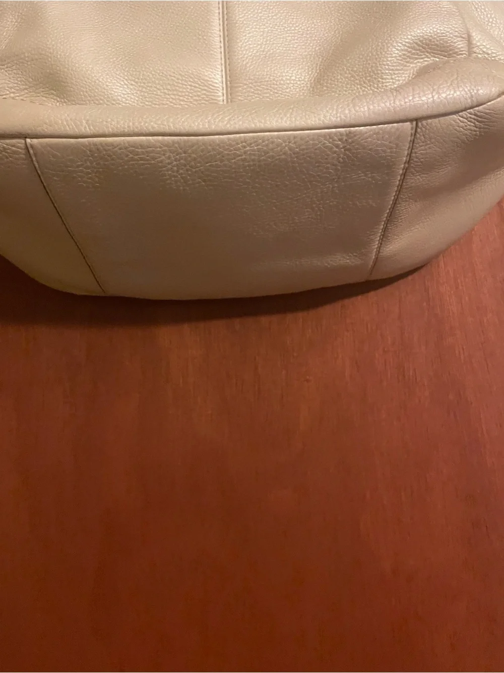 Large Coach Leather Shoulder Tote in Cream with Yellow Tag. Bundle and save!!!